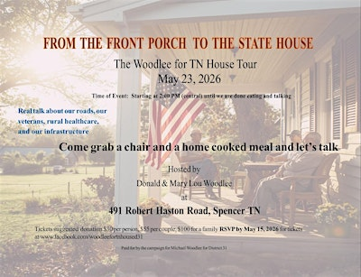 From The Front Porch to The State House | 491 Robert Haston Rd