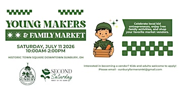 Sunbury Farmers Market- Second Saturday Market on the Square | 51 E Cherry St