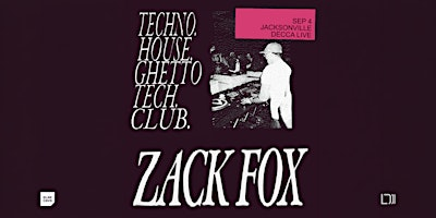 Zack Fox @ DECCA LIVE | Decca Live