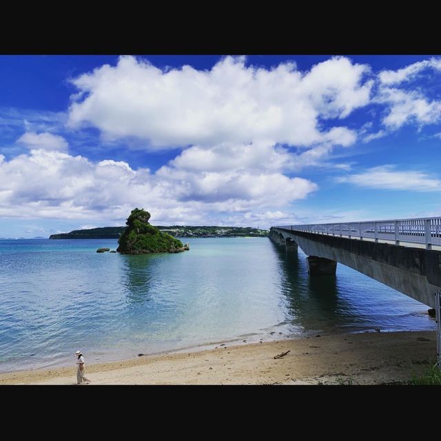 沖縄　古宇大橋　絶景です！