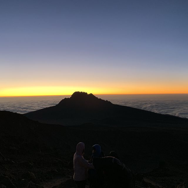 nearing the peak Kilimanjaro