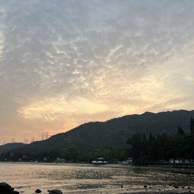 輕輕鬆鬆的屯門碼頭日落時間