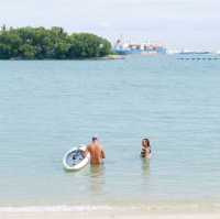 บรรยากาศ ชายหาดในสิงคโปร์