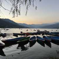 Phewa Lake in Pokhara city