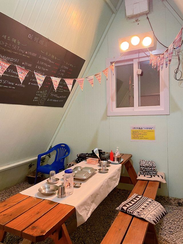캠핑느낌 토마호크 맛집 거제 머커머크