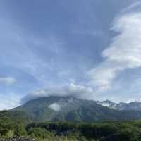 Mount Merapi the gorgeous nature