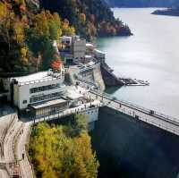 The Kurobe Dam On The Kurobe River