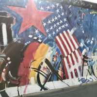 Iconic Murals on the Berlin Wall!