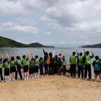 到海下灣海岸公園清潔及遊玩