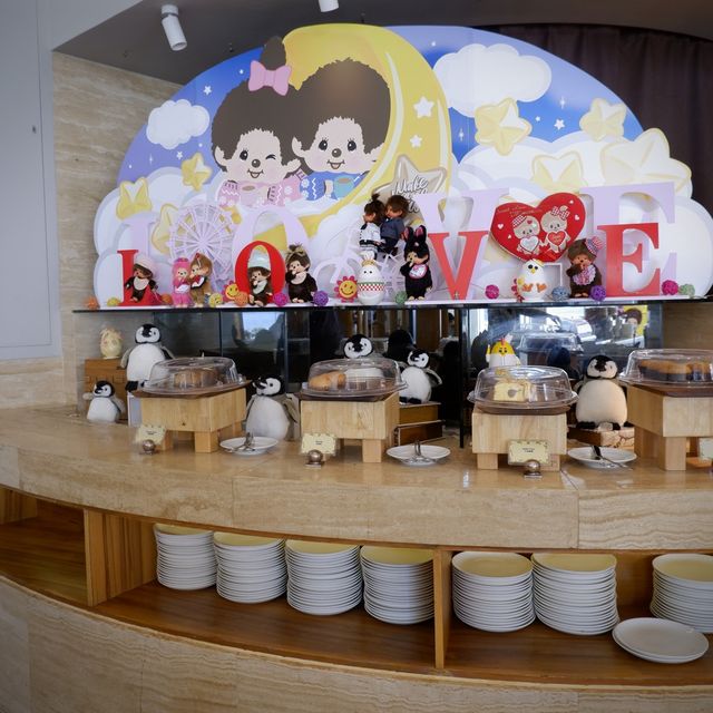 只有一道板斧的自助早餐 