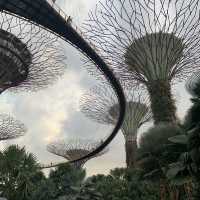 Dreamy Garden in a Futuristic City