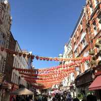 Love the lanterns here in Chinatown, London 