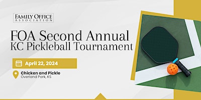 FOA Second Annual KC Pickleball Tournament | Chicken N Pickle- Overland Park