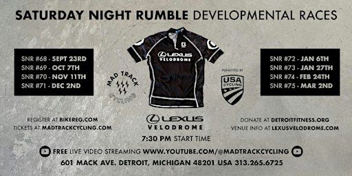 Saturday Night Rumble #71 | Lexus Velodrome