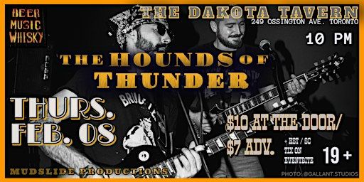 THE HOUNDS OF THUNDER | The Dakota Tavern