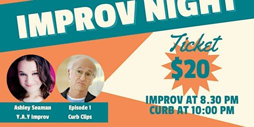 Curb Improv Night with Ashley Seaman | 390 Dupont St, Suite 201
