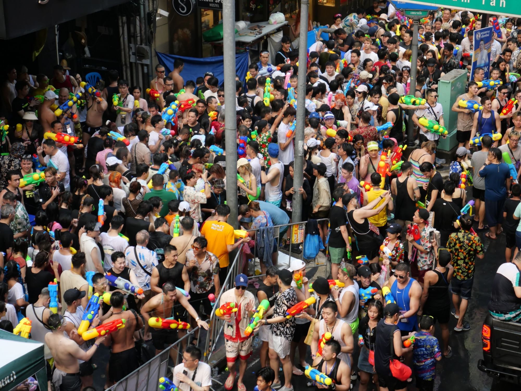 Silom Road Songkran Water Fights｜Songkran 2024 | Silom Road: Tickets ...