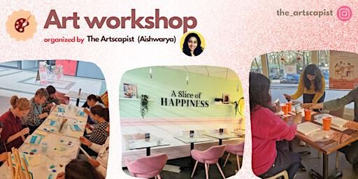 Acrylic painting workshop at a cafe in Eindhoven | Mad Batter