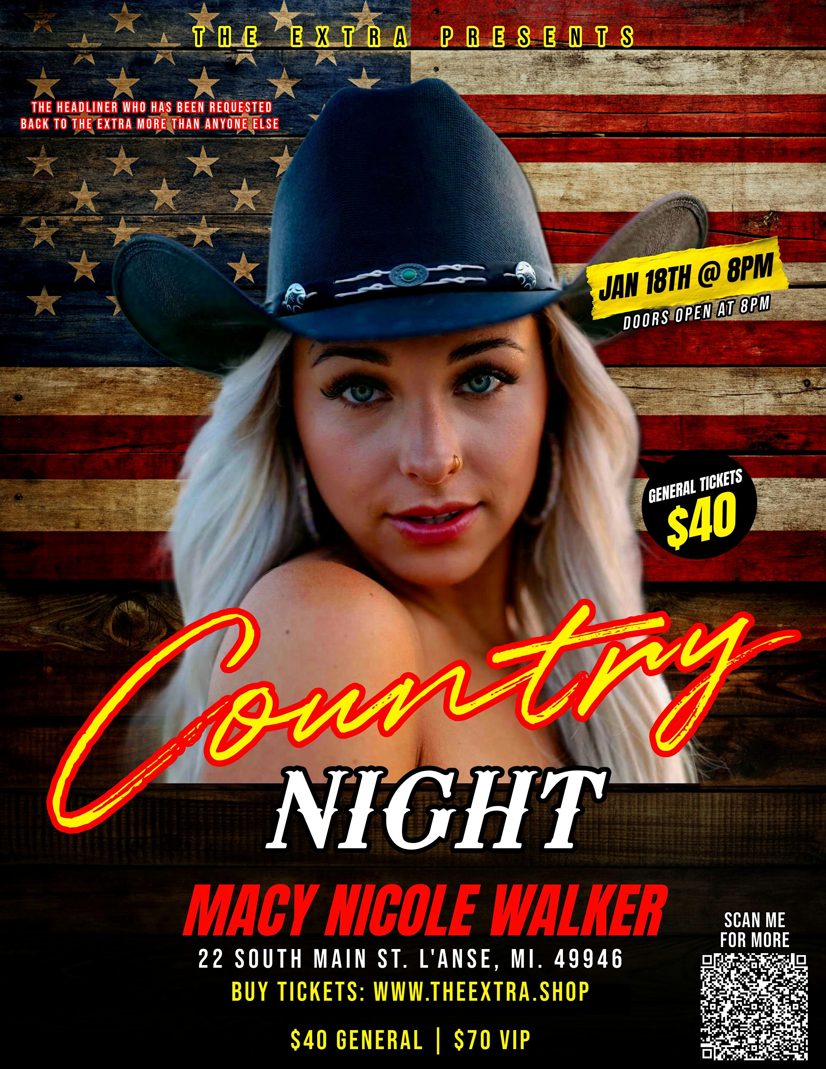 Macy Nicole Walker Live In Concert | U.P OF Michigan! | 22 South Main Street, L'Anse, MI, USA