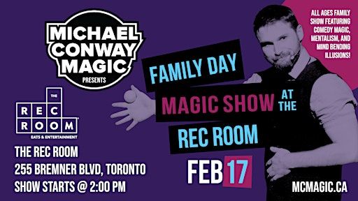 Family Day Magic Show with Michael Conway | The Rec Room