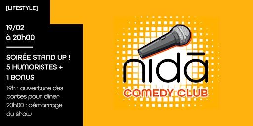Nida Comedy Club - Soirée Stand up | 11 Prom. Coeur de Ville