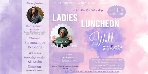 The Well: Women's Luncheon | The New Testament Church of God