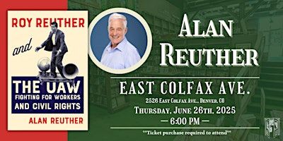 Alan Reuther Live at Tattered Cover Colfax | Tattered Cover Colfax