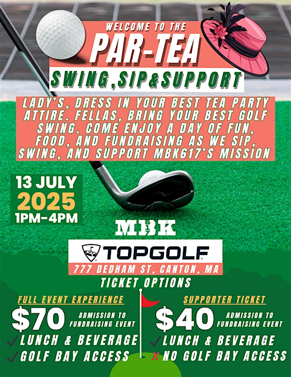 Par-Tea, Sip, Swing & Support Fundraiser | TOP GOLF