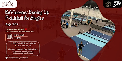 BeVisionary Serving Up Pickleball for Singles | Forward Pickleball