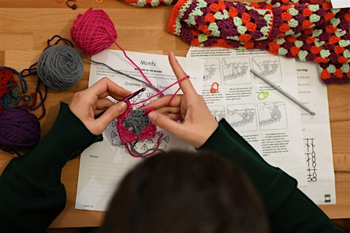 Crochet with Cathy - Make a Granny Square | Pink Moon