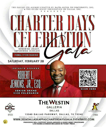2026 DAC Kappas & Guide Right Foundation of Dallas Charter Days Celebration | The Westin Galleria Dallas