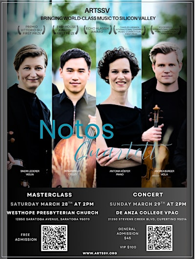From Europe to Silicon Valley: The NOTOS Quartett | 21250 Stevens Creek Blvd