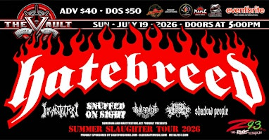 HATEBREED "Summer Slaughter Tour 2026" | The VAULT