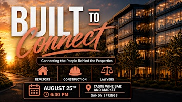 Built To Connect - Real Estate Networking Event | Taste Wine Bar and Market