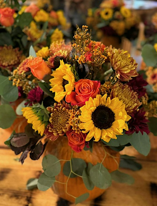 Pumpkin Floral Workshop at Newport Marriott Hotel & Spa | Mainsail Restaurant (3rd Bay)