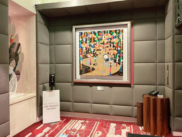 Pop art installations at W Hotel Singapore