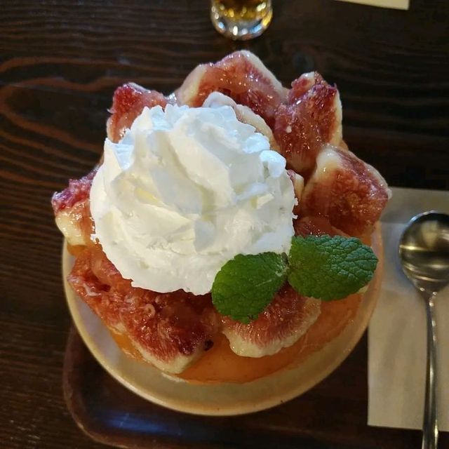 神戸で有名な珈琲屋さんのかき氷