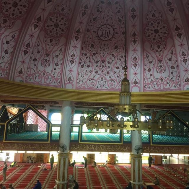 The upper hall of the mosque