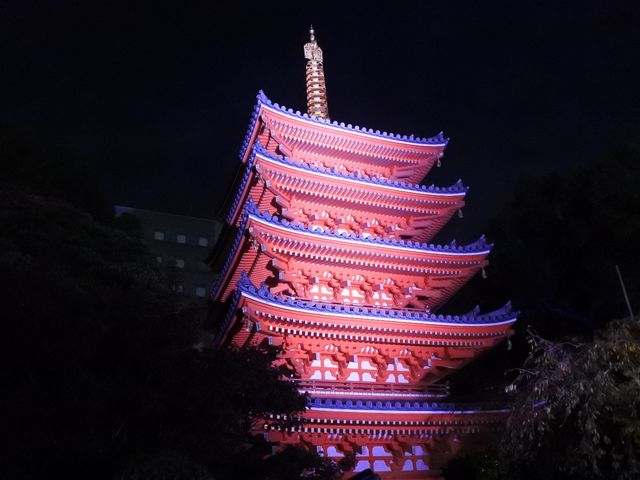 博多旧市街ライトアップウォーク2022「博多千年煌夜」『東長寺』