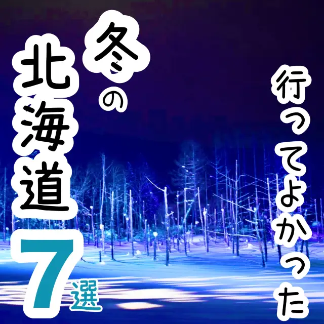 【北海道】行ってよかった冬の北海道スポット7選