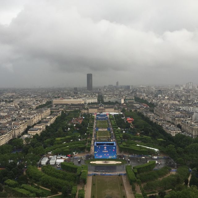 view from Eiffel Tower 