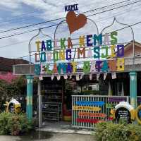 admire nice artwork at Teluk Intan