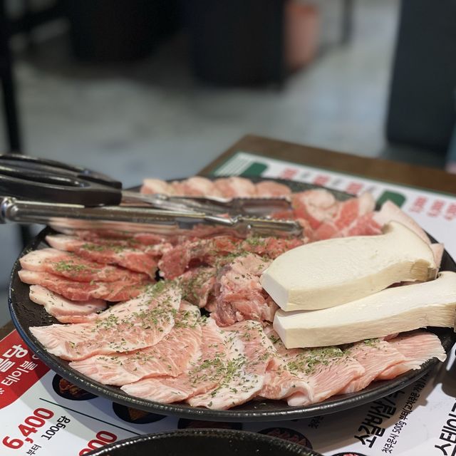 오도독갈비?! 가격도 착한 진영 미진축산