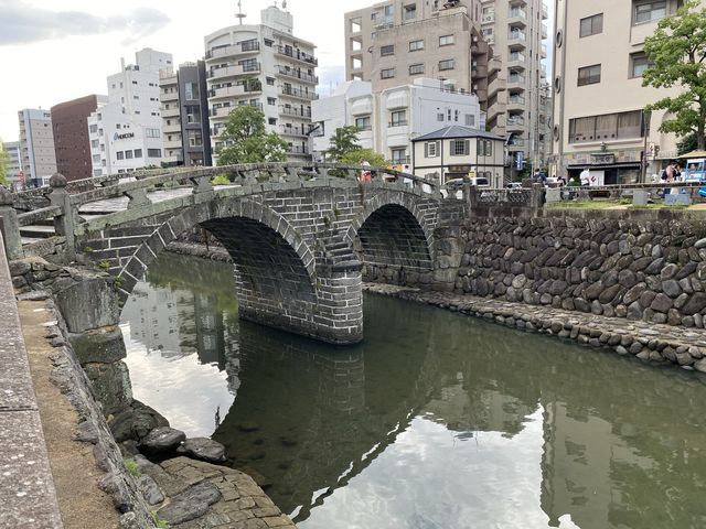 長崎で観光といえば…の一つ。『眼鏡橋』