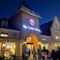 韓国【エバーランド】遊園地内のかわいいコーヒーチェーン店💜Coffee Bean