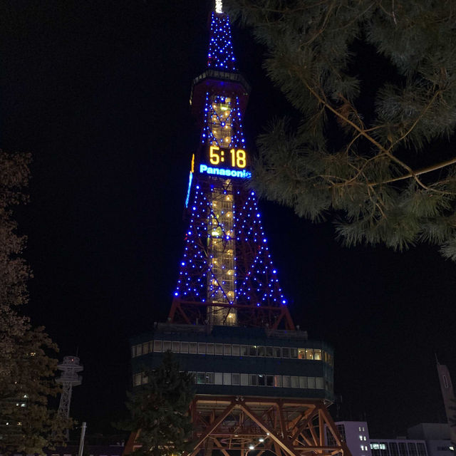 北海道　札幌観光　札幌ホワイトイルミネーション2022 テレビ塔とのコラボに感動 