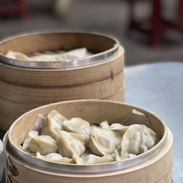 彰化田中鎮超人氣美食-周記蒸餃