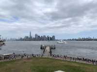 view from the helicopter in NYC