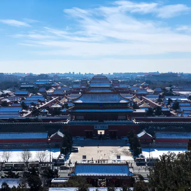 ❄️ A snowy day at the Forbidden City ❄️ 