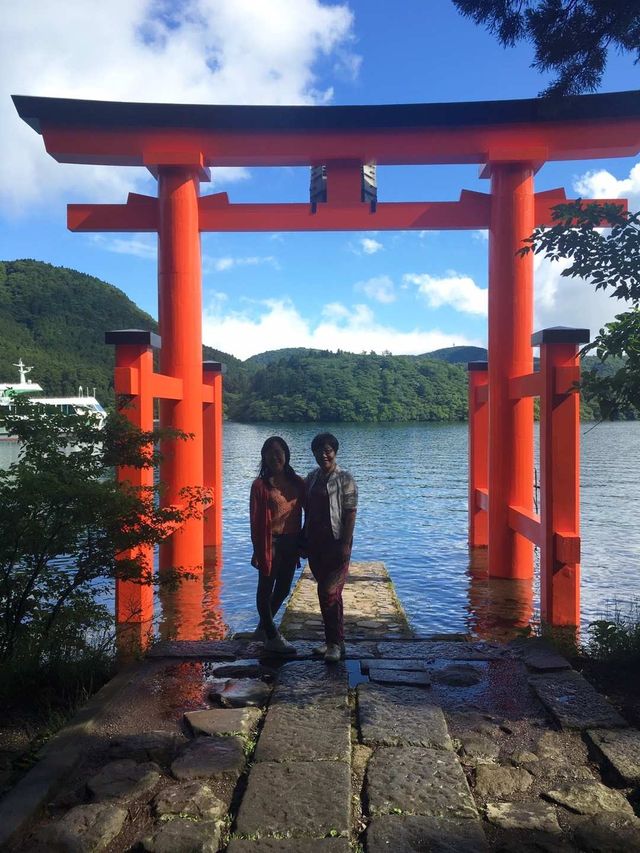 Enjoy a refreshing soak in the hot springs of Hakone, Japan - Lake Ashi and Lake Kawaguchi offer stunning views of Mount Fuji.